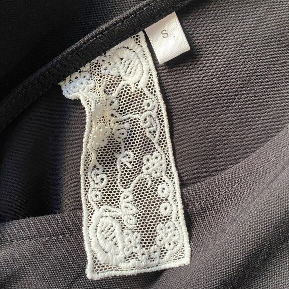 Sadie &‎ Sage sz S black sleeveless wide leg Jumpsuit - Picture 9 of 10